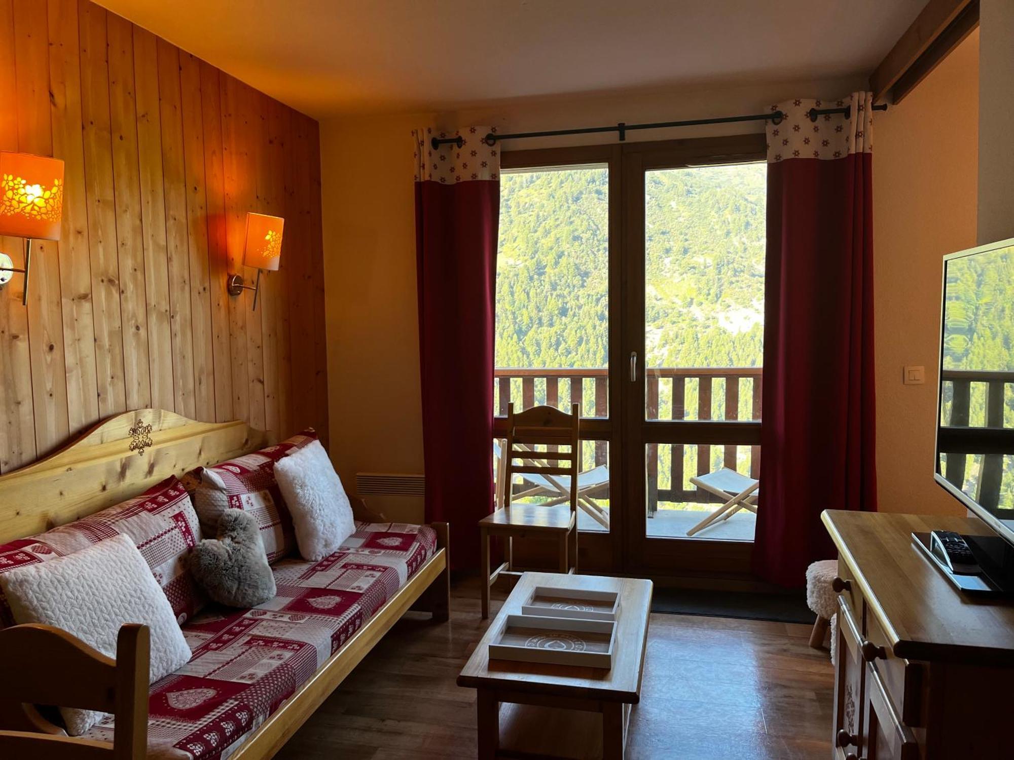 Cosy Montagne Apartment Valmeinier Bagian luar foto